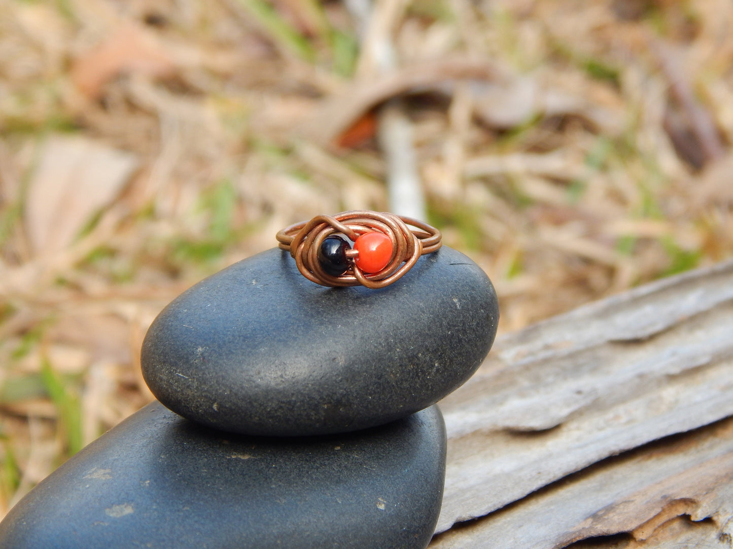 Wire wrapped size 4.5 stacking ring