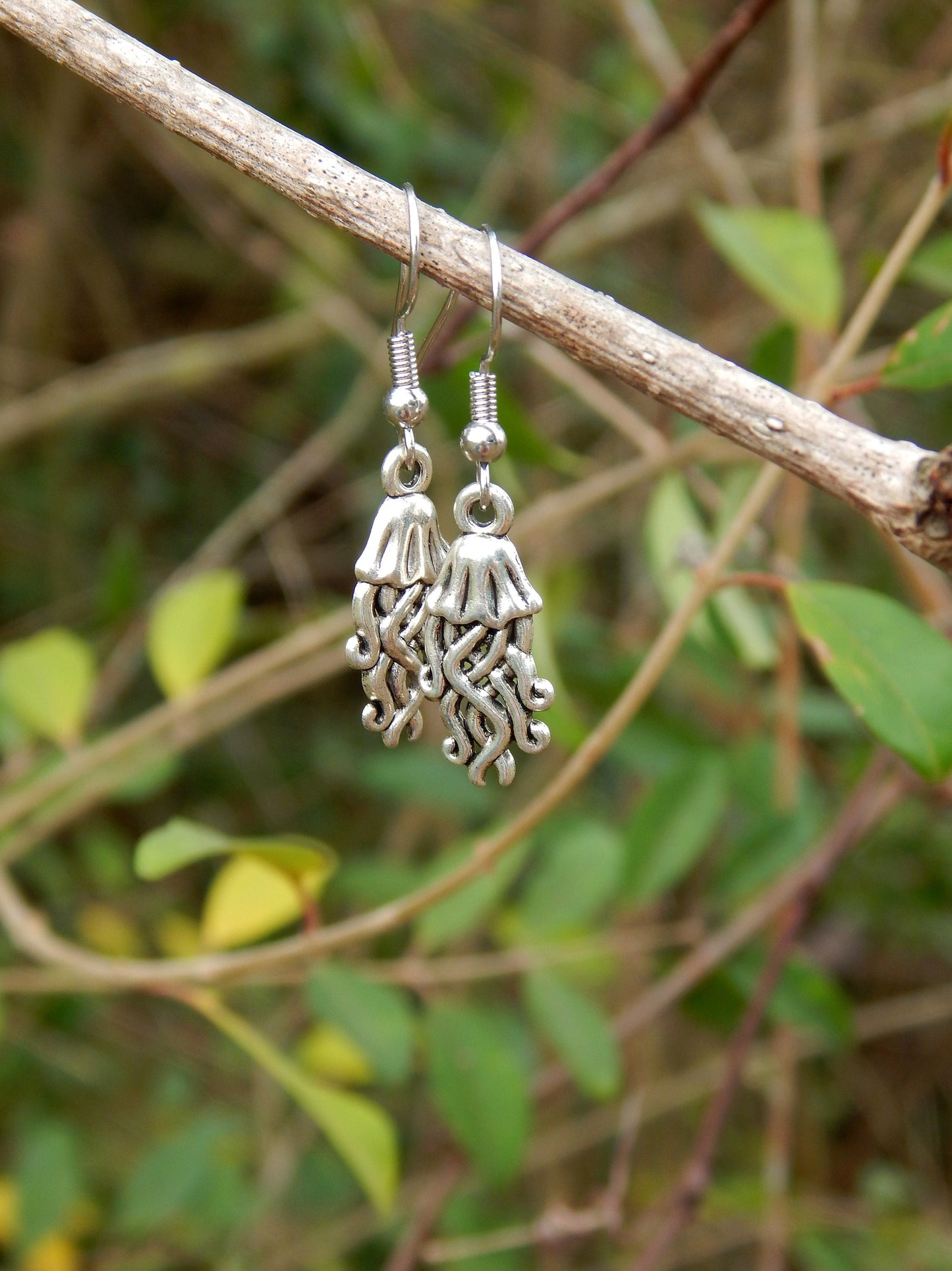 Hypoallergenic jellyfish earrings