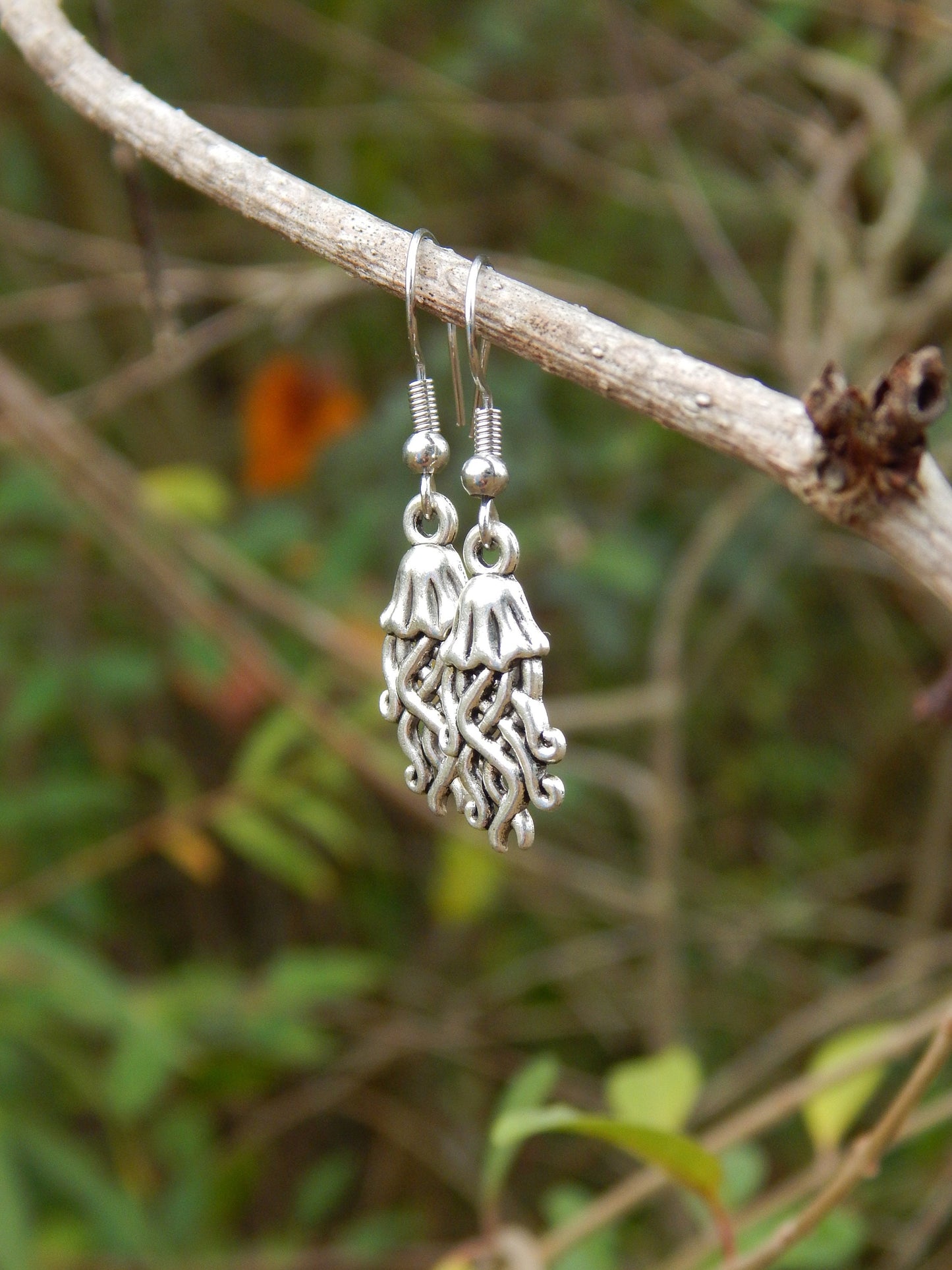 Hypoallergenic jellyfish earrings