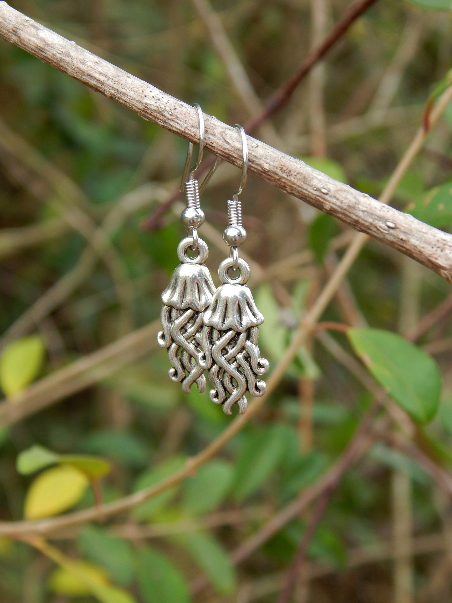 Hypoallergenic jellyfish earrings