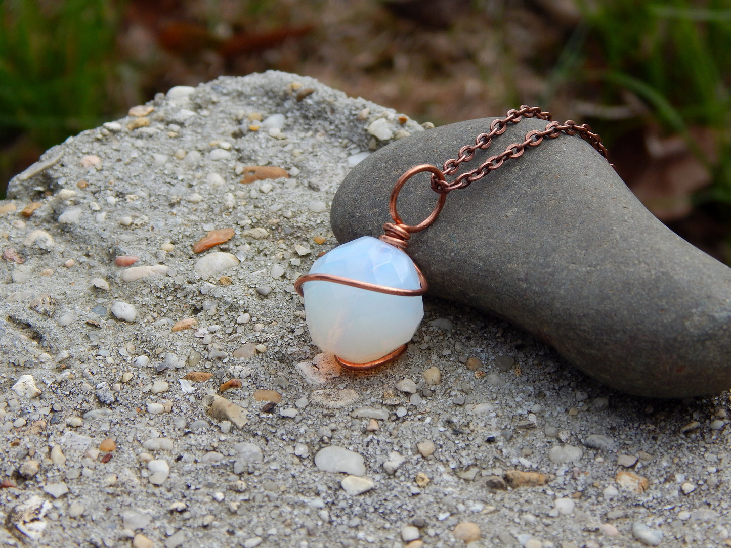 Opalite necklace pendant
