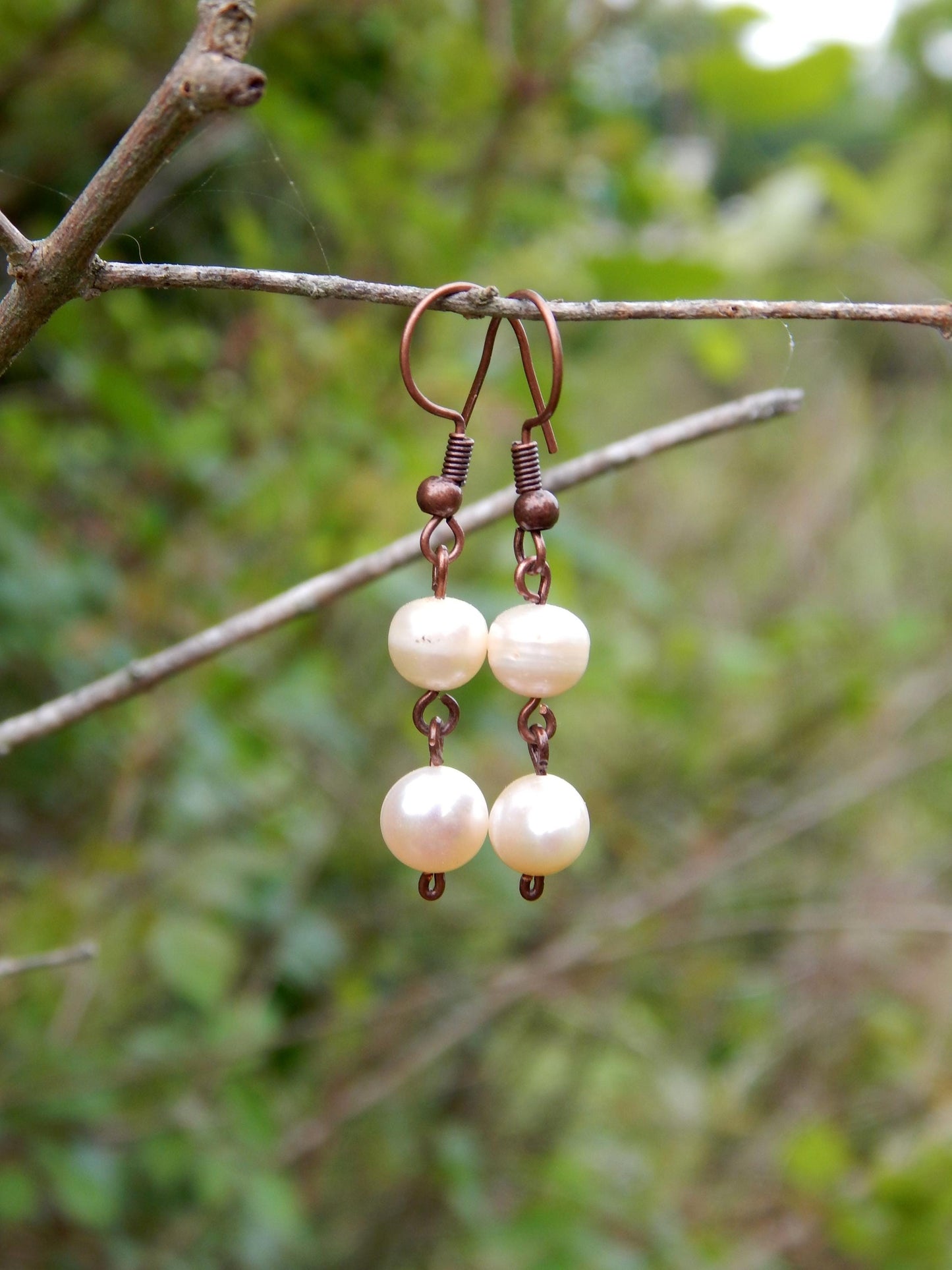 Freshwater pearl earrings