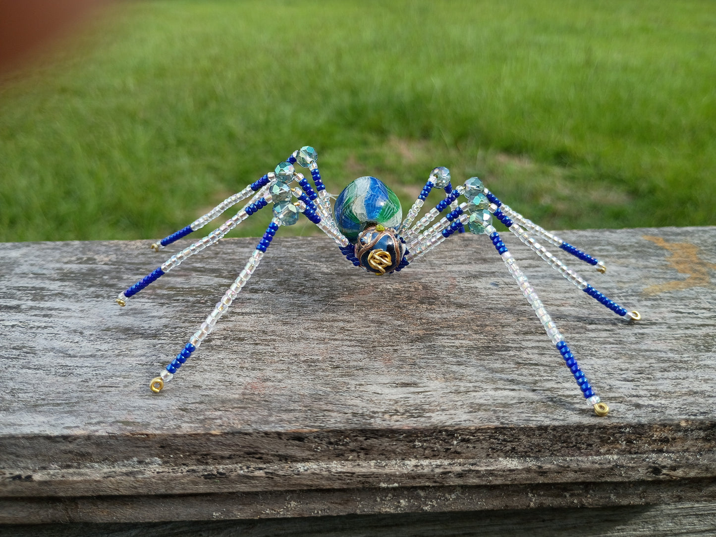 Beaded spider ornament