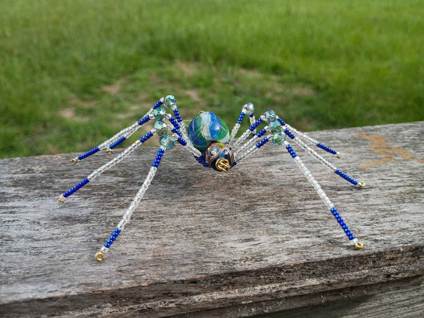 Beaded spider ornament