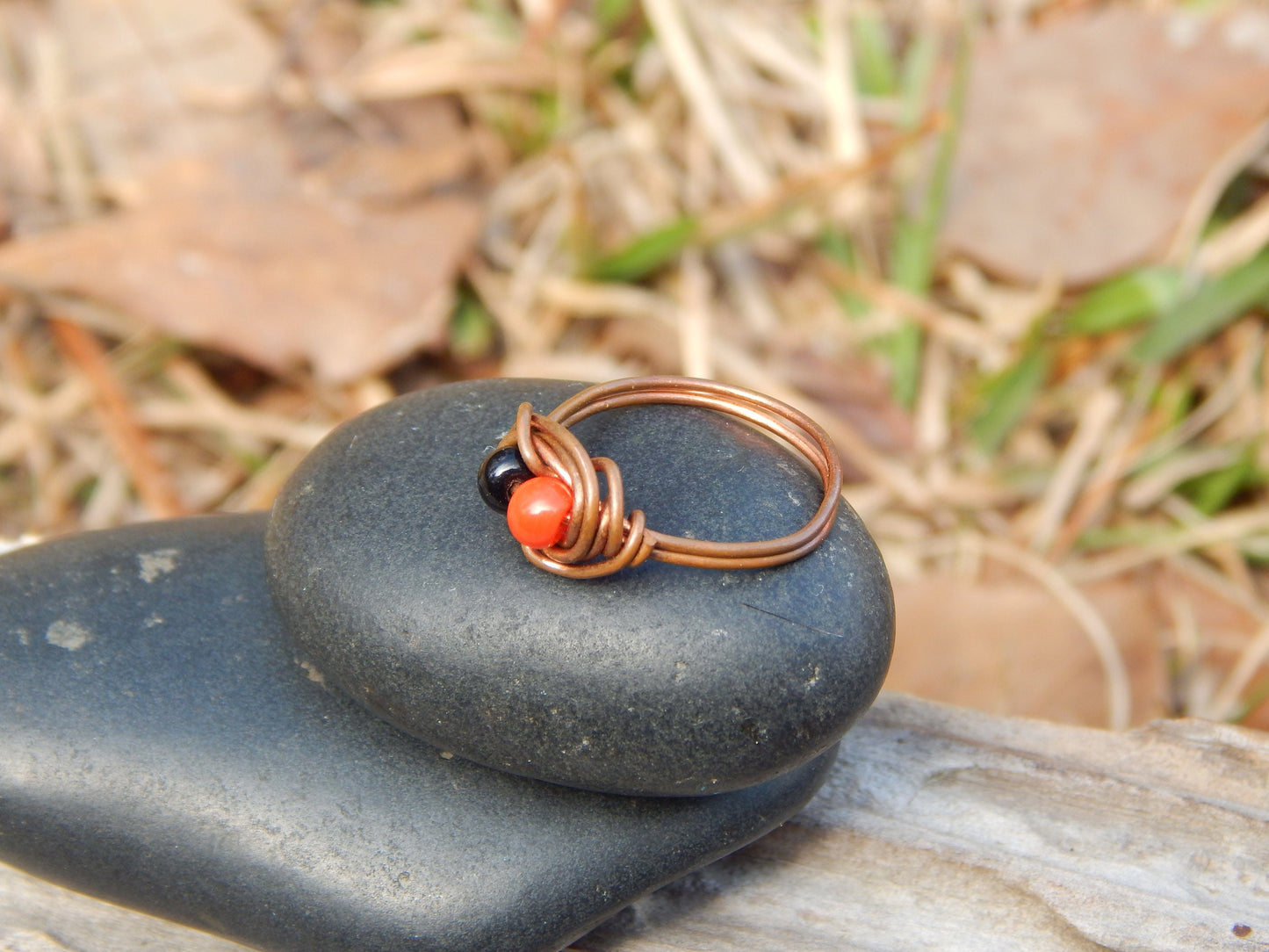 Wire wrapped size 4.5 stacking ring