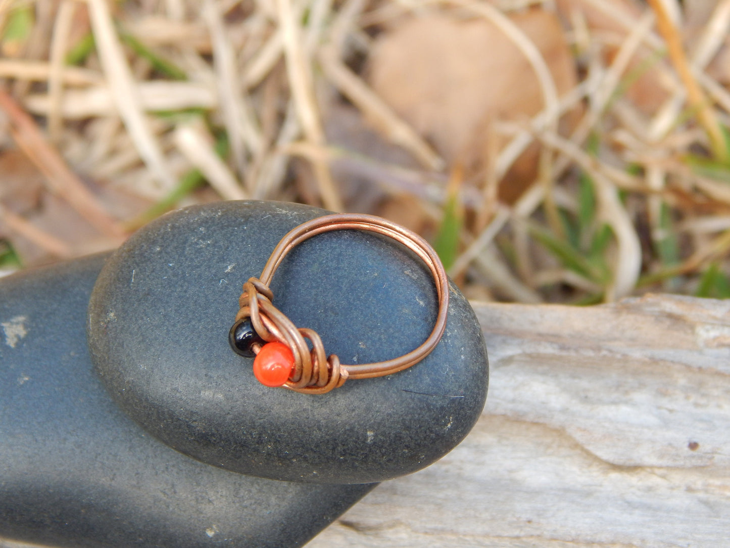 Wire wrapped size 4.5 stacking ring