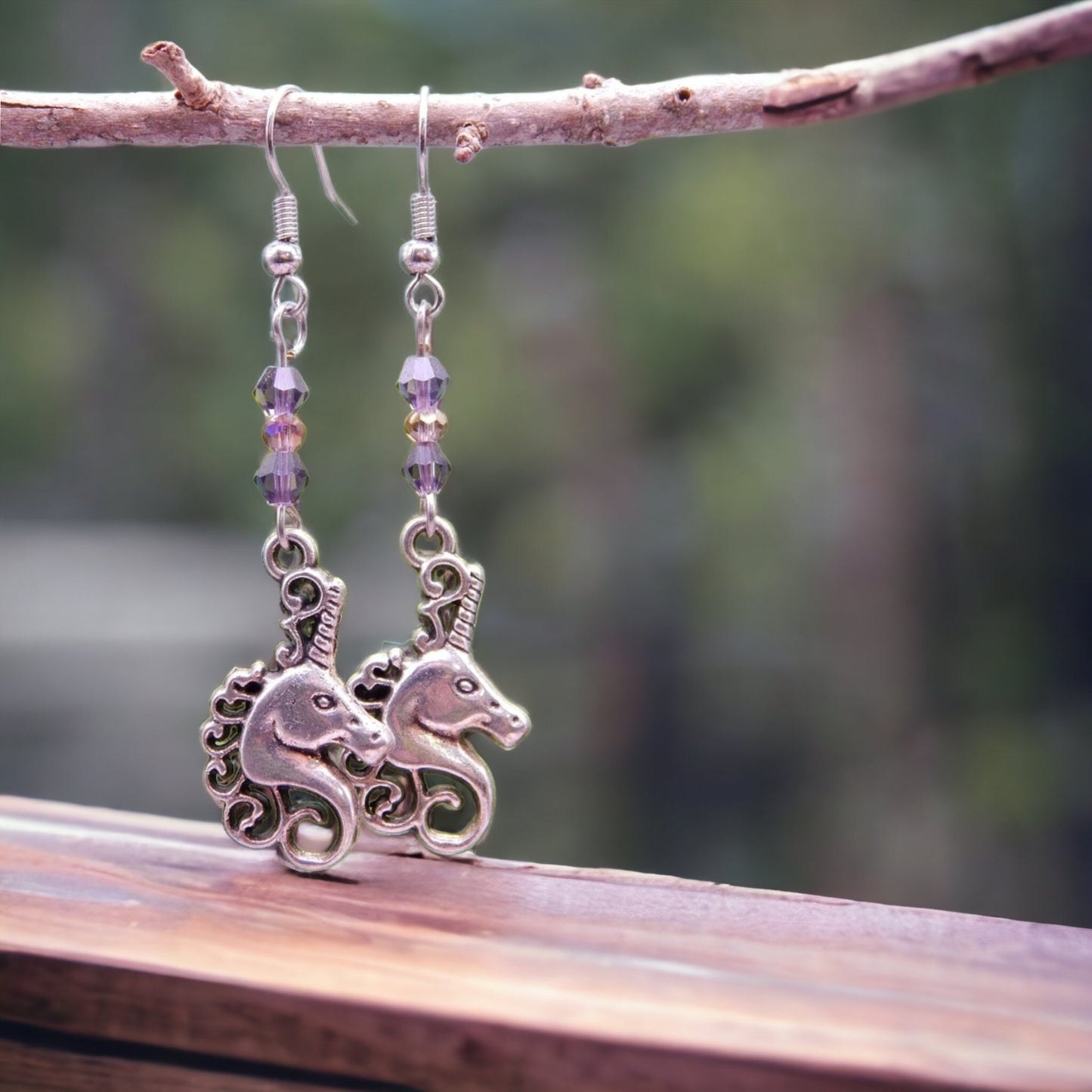 Hypoallergenic unicorn earrings