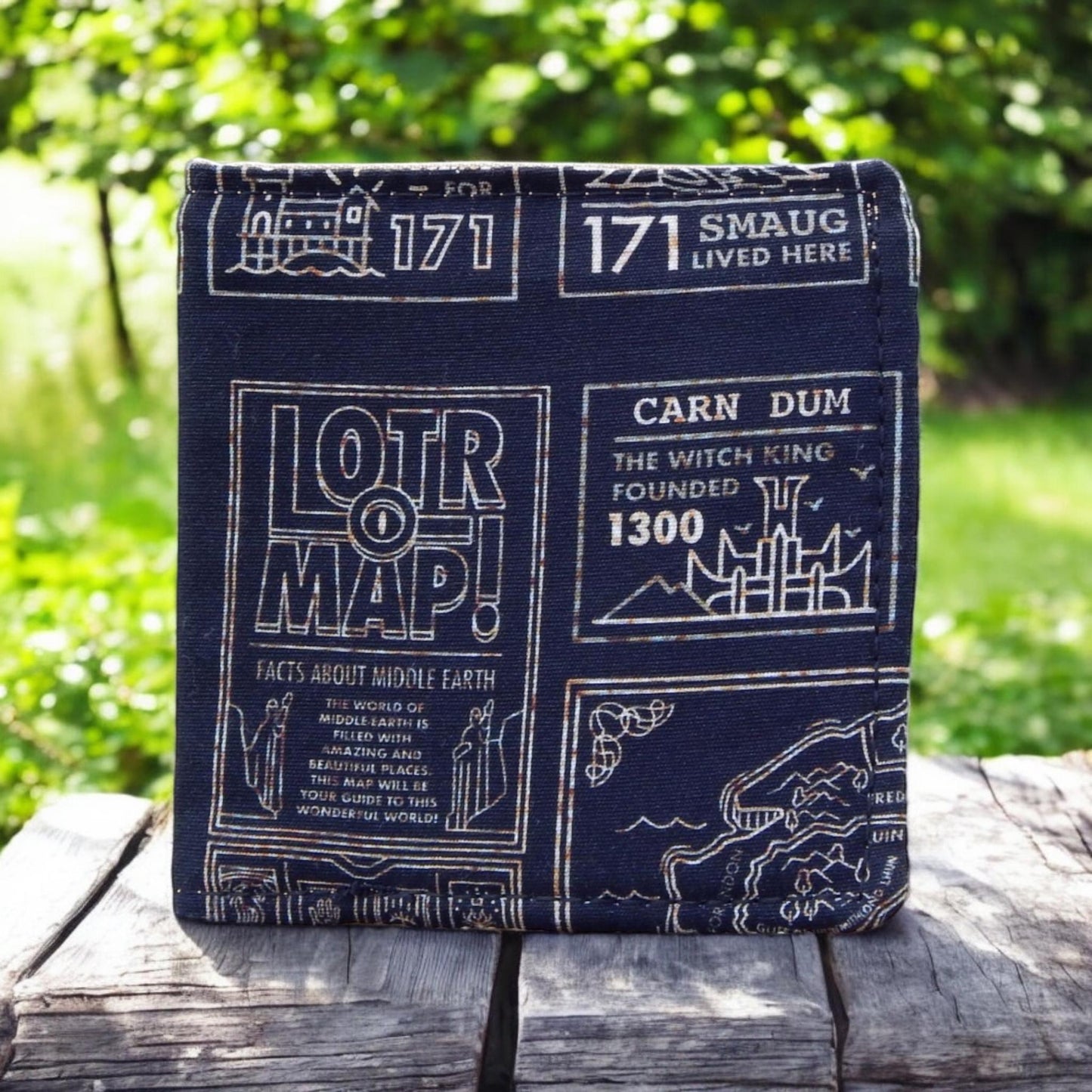 LOTR fabric credit card wallet
