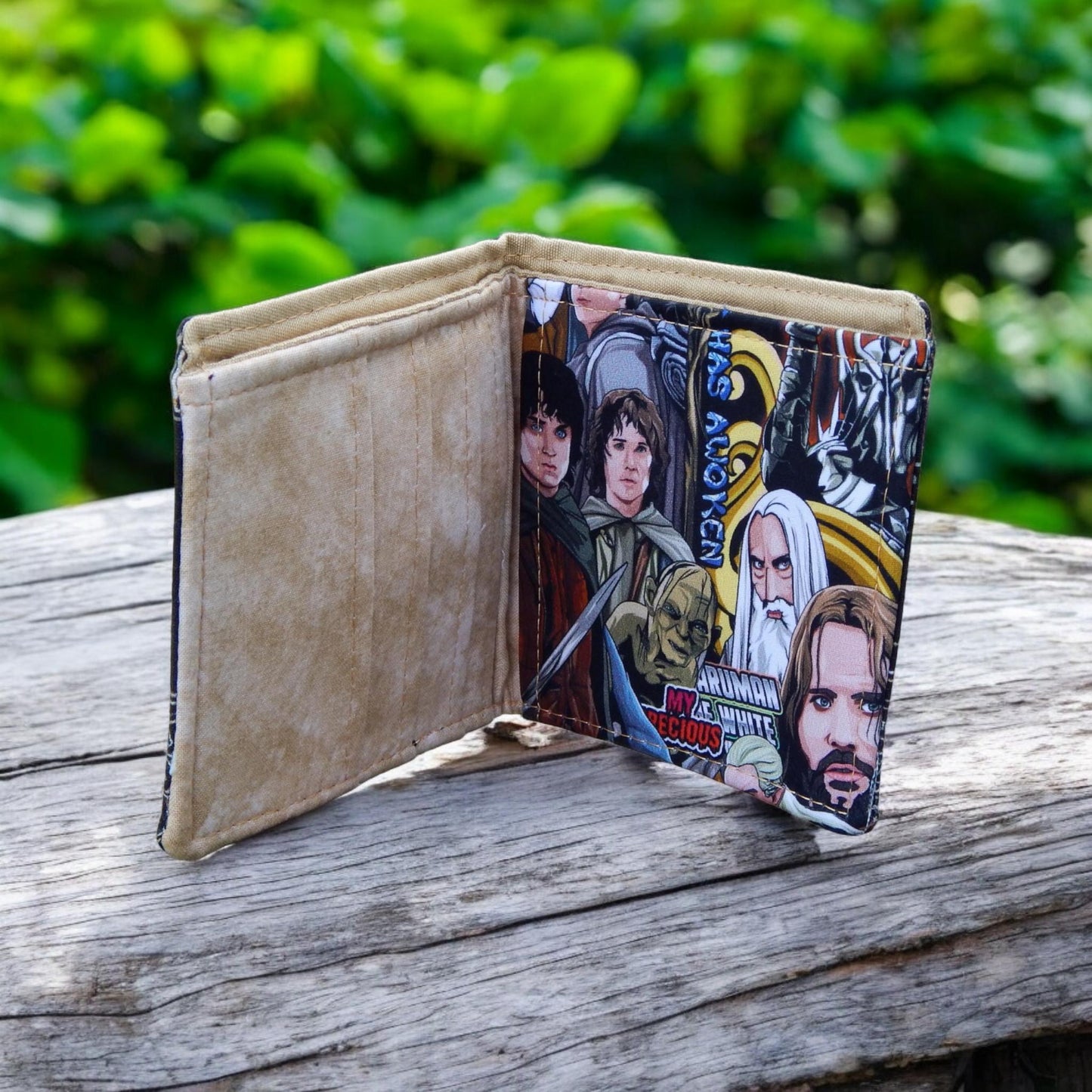 LOTR fabric credit card wallet