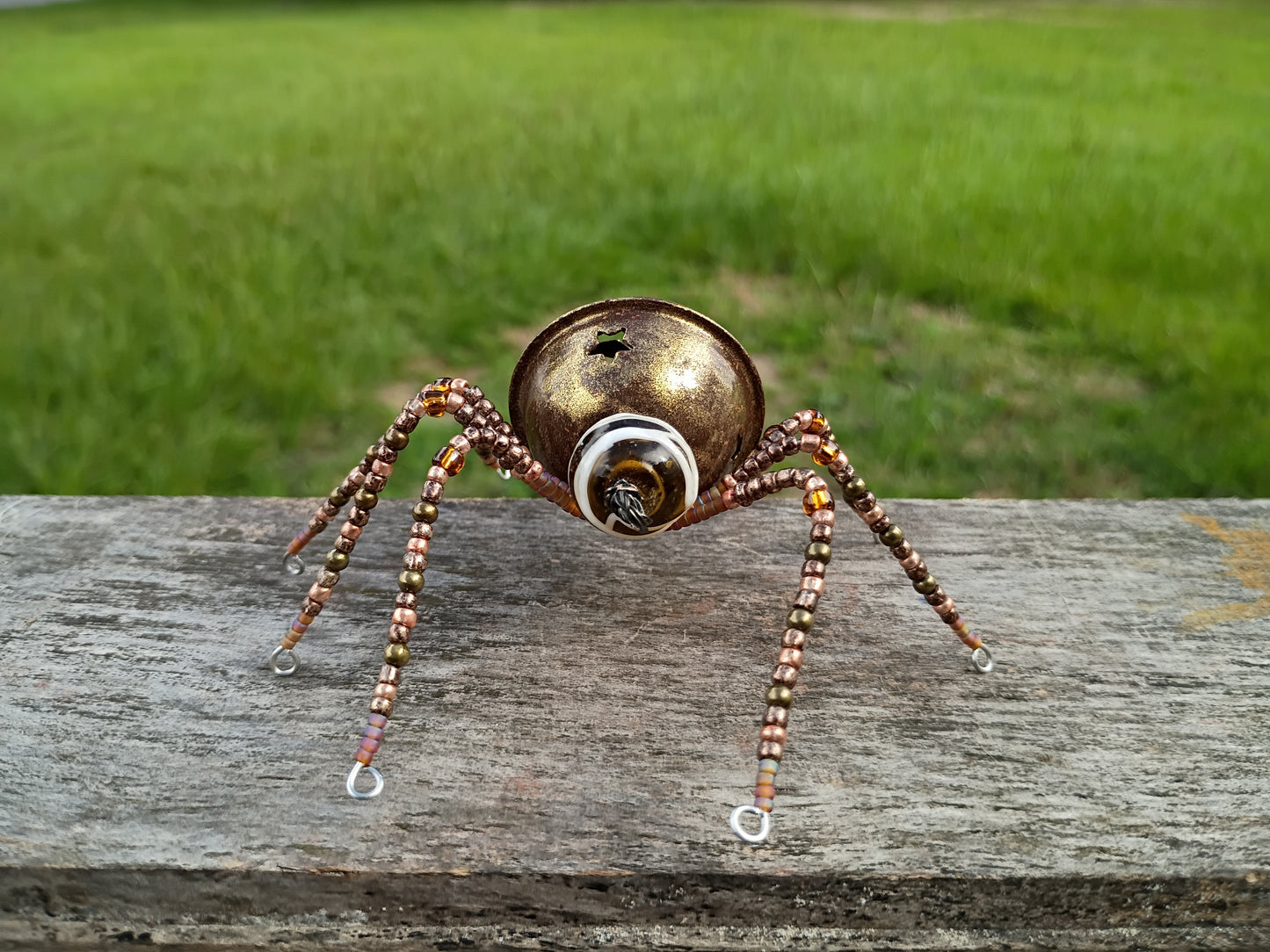 Beaded spider ornament