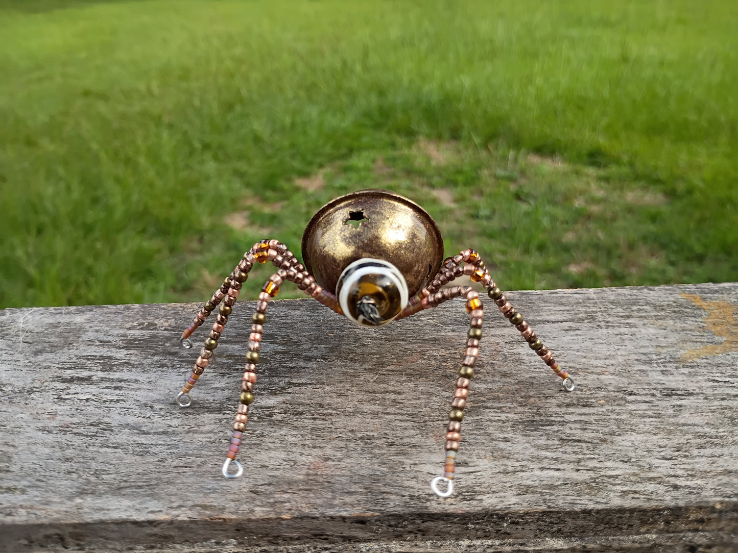 Beaded spider ornament