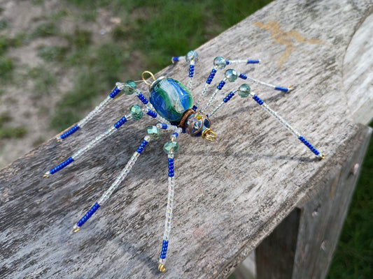 Beaded spider ornament