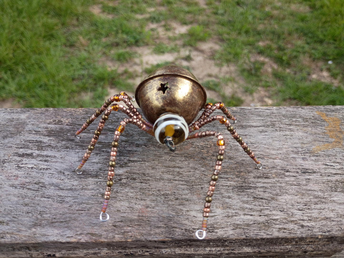 Beaded spider ornament