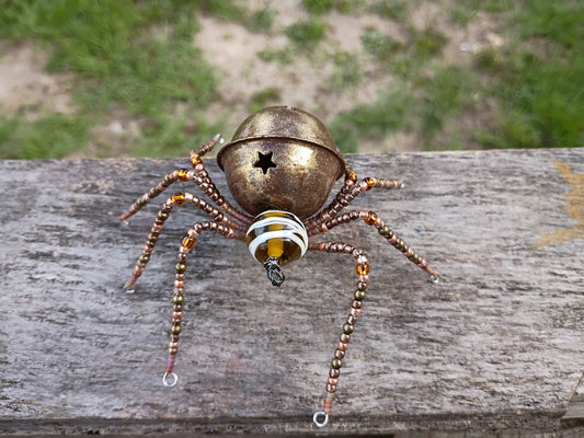 Beaded spider ornament
